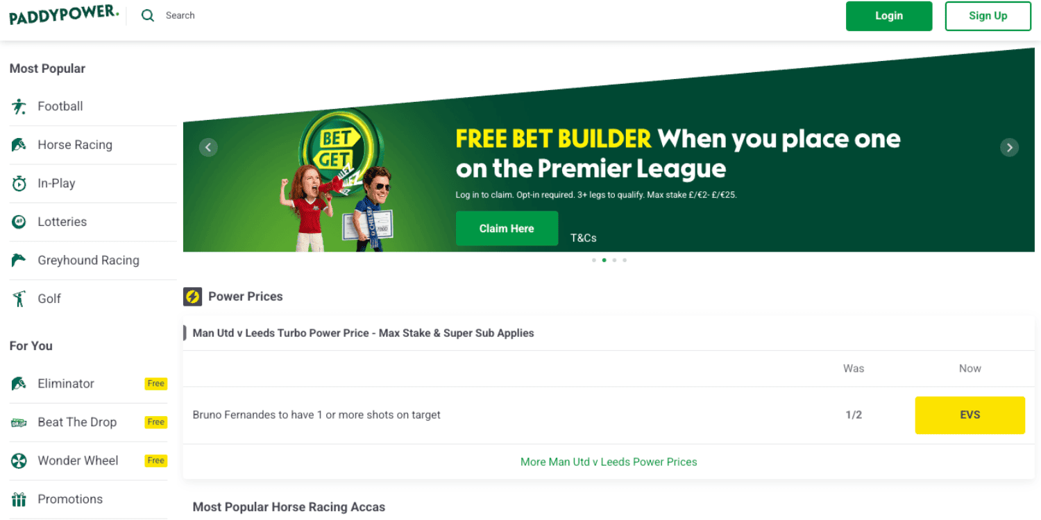PaddyPower Betting Sites not on Gamstop