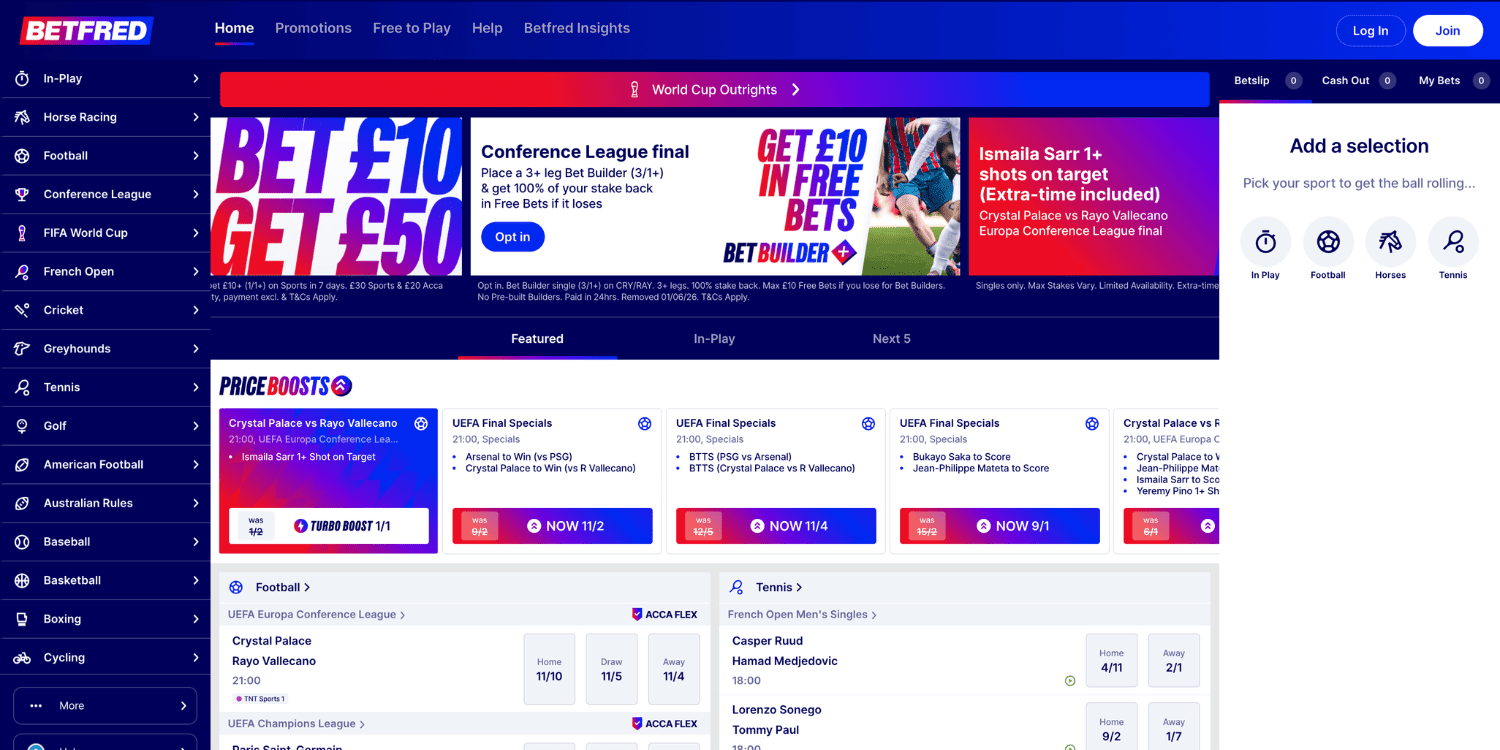 Betfred Betting Sites not on Gamstop